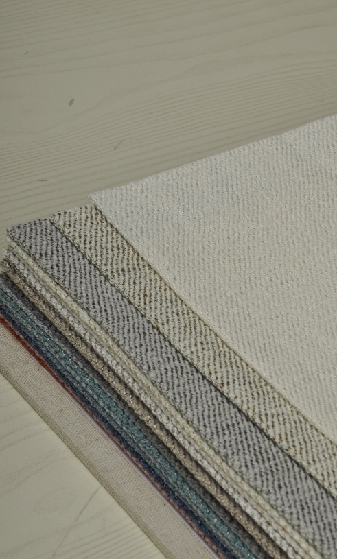 natural textured twill woven fabric