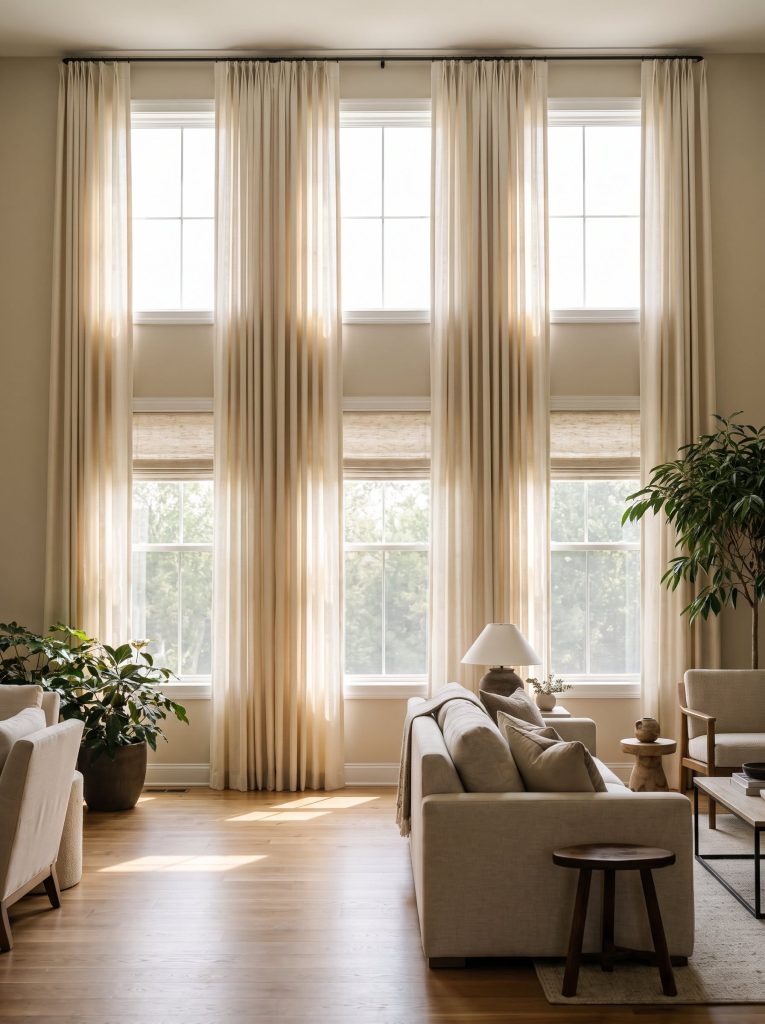 wide width curtain fabric