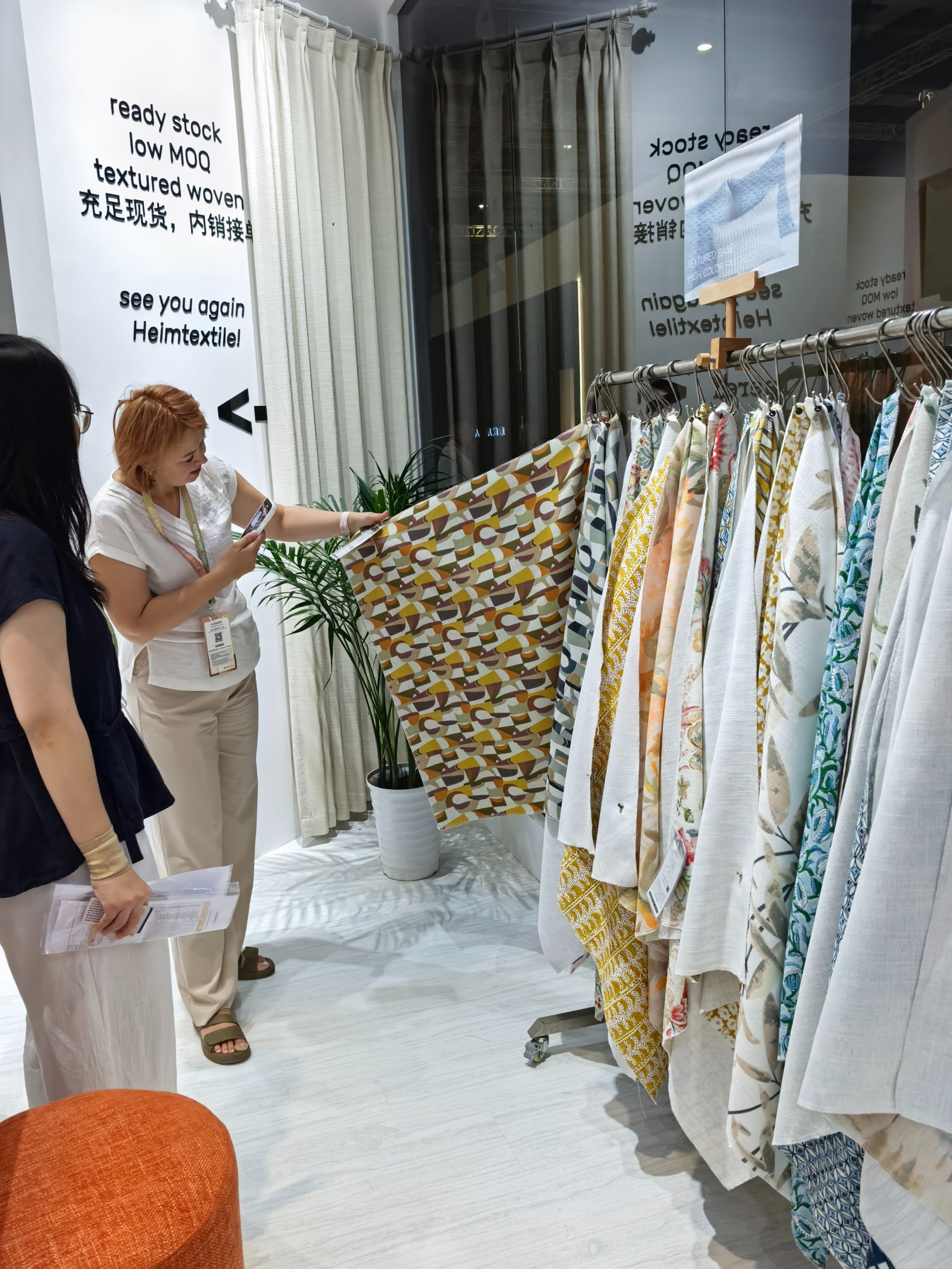 Visit Taerenfabric again 18-20 Aug, Intertextile